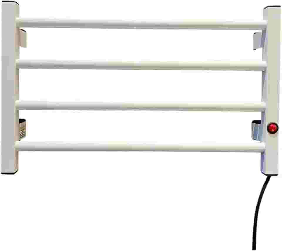 Toalheiro Elétrico 4 Barras com Seletor de Voltagem 110/220V (Branco)