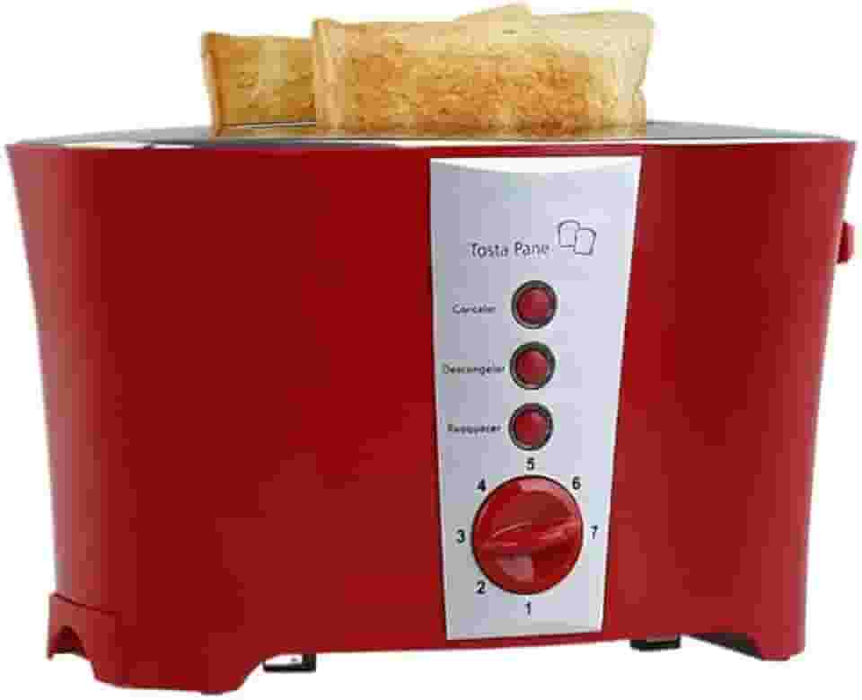 Sanduicheiras Tostador Elétrico 110V Vermelha 800W
