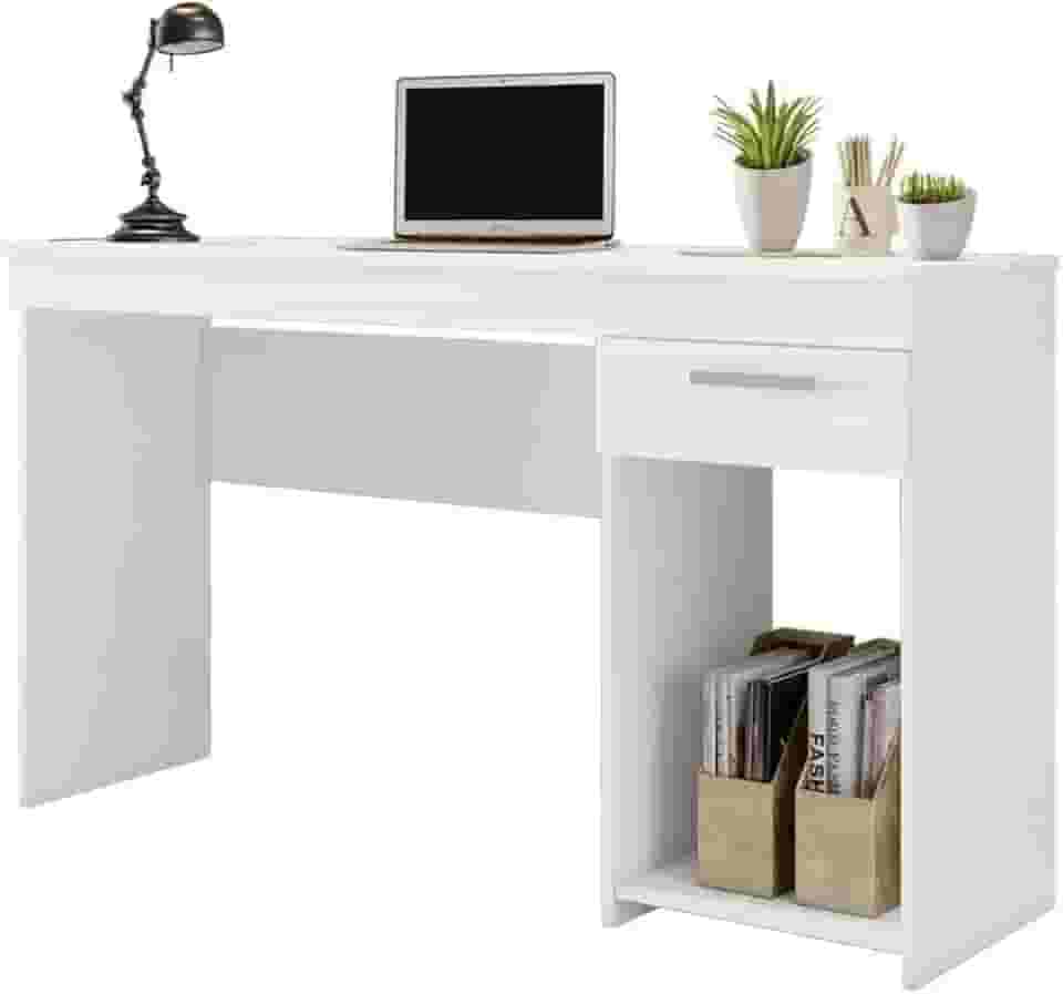 Escrivaninha Office Mesa Escritorio Estudo Nicho Com Gaveta