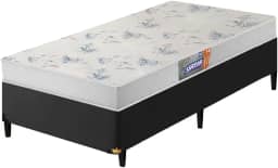 Cama Box Solteiro Colchão De Espuma D20 Supreme Branco 78x188x50cm Gazin