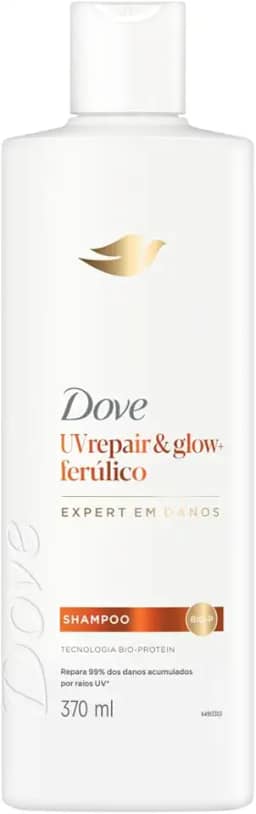 Dove Shampoo UV Repair & Glow + Ferúlico 370ml