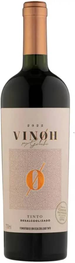 Vinho Cabernet Sauvignon sem Álcool 750ml - Vinoh