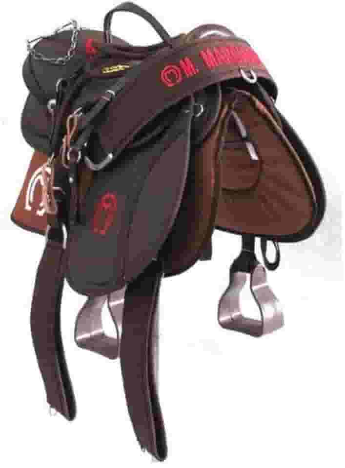 Sela Australiana Mangalarga M. De Cavalgada Marrom + Acessórios