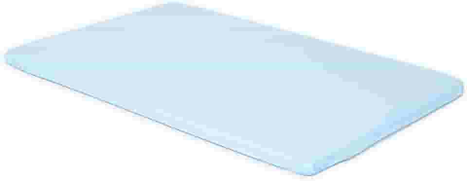 Trocador de Fraldas Slim Impermeável 66 x 44 x 3 cm PVC Acetinado com Espuma D14 Lavável Azul Claro