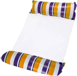 Boia Piscina Cama Flutuante Rede Deitado Reclinável Inflável