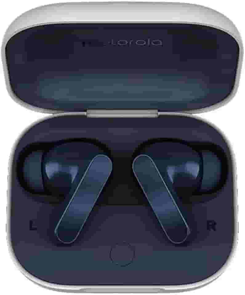 Fone de ouvido Sem Fio Bluetooth Motorola Moto Buds Cancelamento de Ruído Ativo - Dark Blue