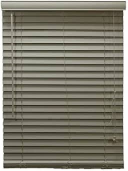 Persiana Horizontal Pvc 50mm Natural Bege 80 (L) X 160 (A) C/Bandô 0,80 x 1,60 Tipo Madeira - Luxo