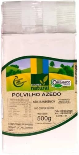 Kit 3X: Polvilho Azedo Orgânico Coopernatural 500g