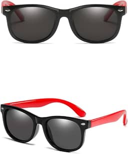 Óculos de Sol Infantil Flexíveis Polarizados - Proteção UV400 para Crianças - Conforto e Estilo