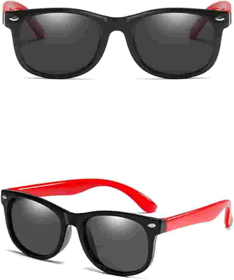 Óculos de Sol Infantil Flexíveis Polarizados - Proteção UV400 para Crianças - Conforto e Estilo