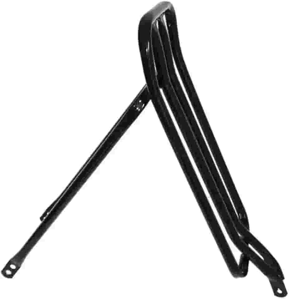 Bagageiro Traseiro para Bicicleta, Tubular Reforçado, Preto, Compatível com Aros 20, 24 e 26