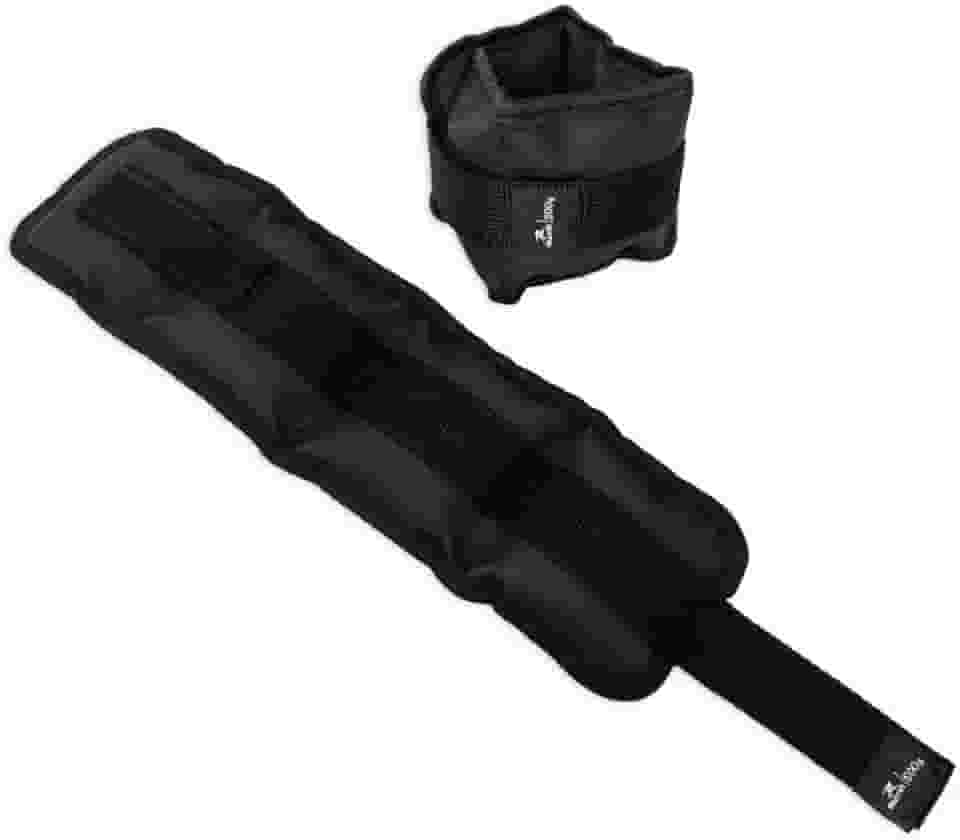 Caneleira de Peso 0,5kg Muvin – Tornozeleira – Ajustável – Academia – Treino – Exercício – Fitness – Musculação – Fortalecimento e Tonificação dos Membros Inferiores – Resistente - Par