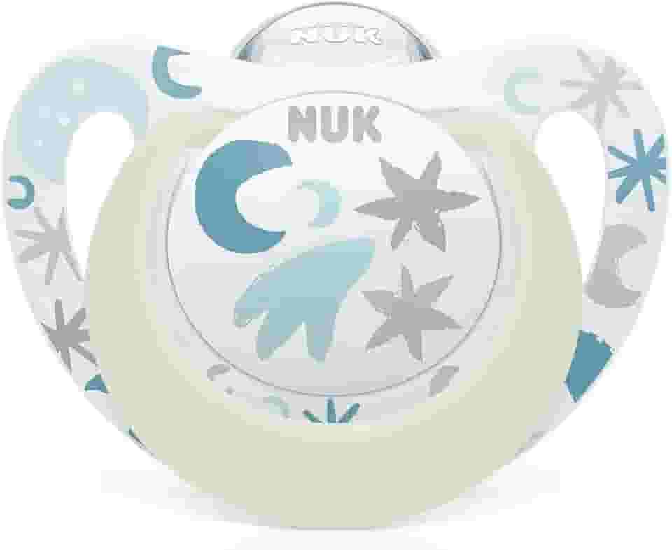 NUK Chupeta Star Glow Neutral Silicone S1