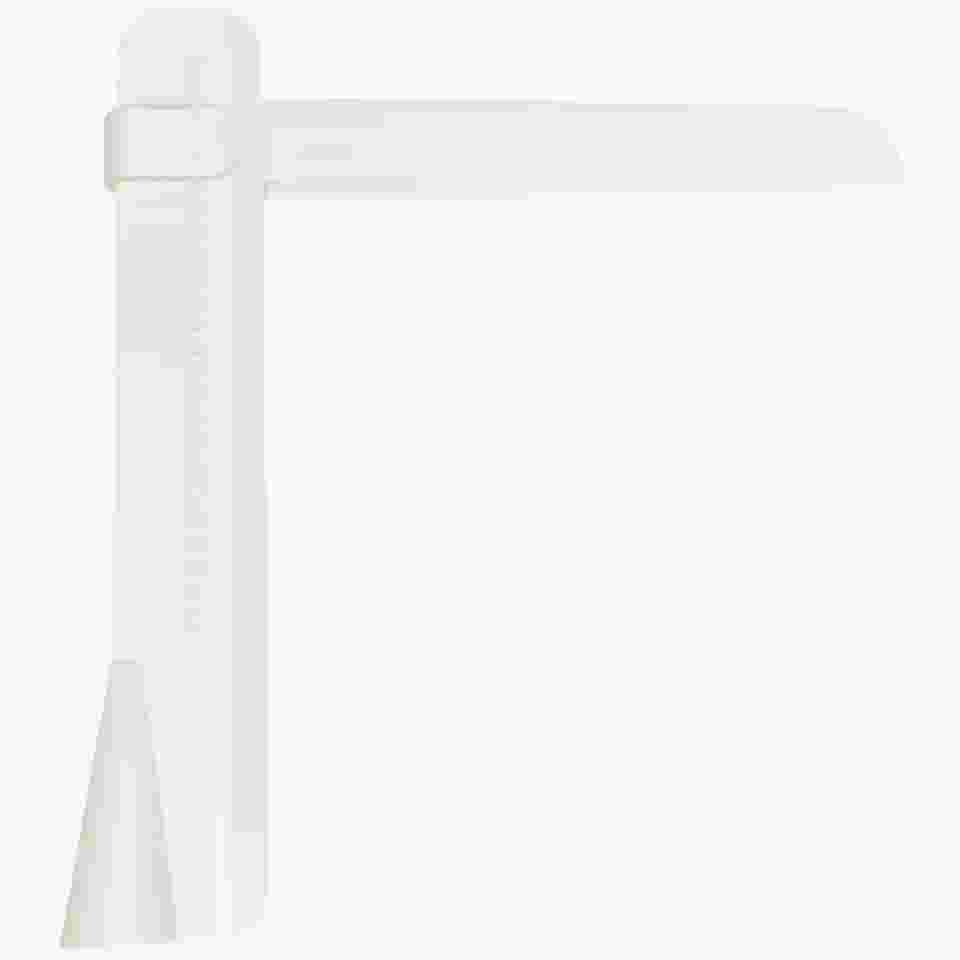 Espátula Niveladora Bolo Ajustável Raspador Alisador Angular Confeitar Moldar Alisar NilosDecor (Branco)