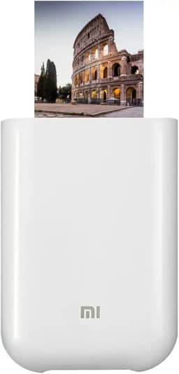 Xiaomi Impressora de fotos instantâneas 3x6 portátil em papel adesivo Zink do seu dispositivo iOS e Android.