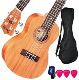 Kit Ukulele Shelby SU23M Concerto Mogno Completo
