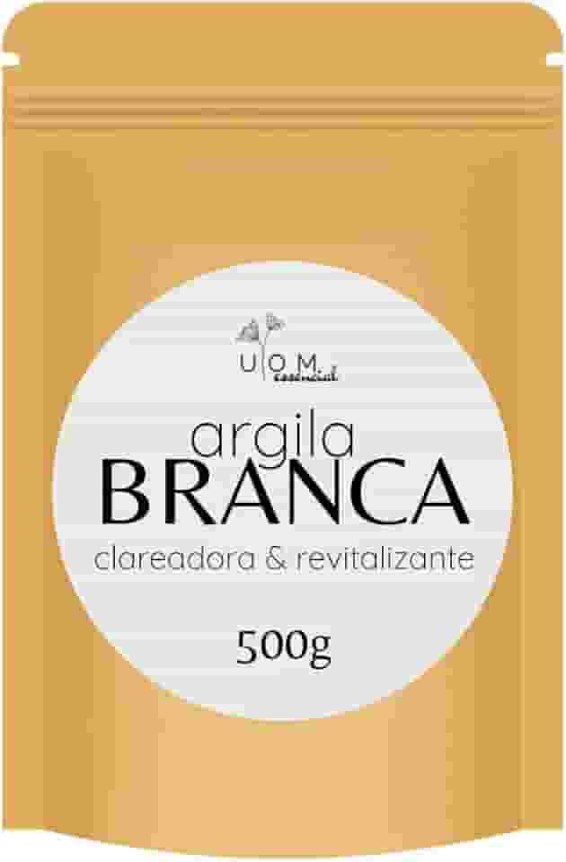 Argila Branca Clareadora e Revitalizante UOM 500g | 100g (100g)
