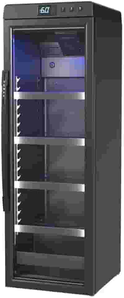 Expositora Cervejeira Venax Expvqcb 200l Craft Beer Porta Com Vidro Duplo Preto Fosco 127v 32538