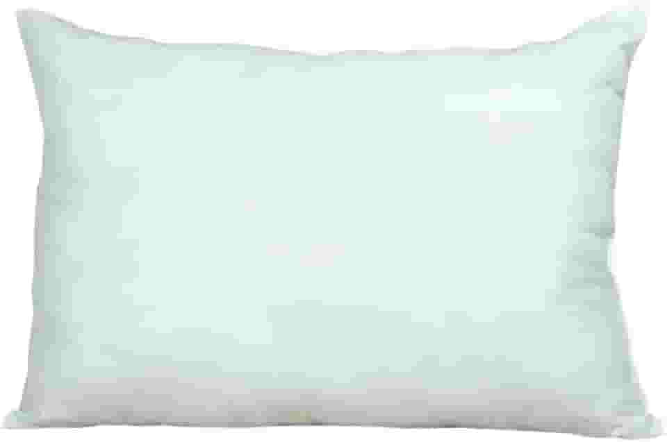 Travesseiro Pluma de Ganso Sintética 68x48cm | Tecido 100% Poliéster Branco | Macio e Confortável