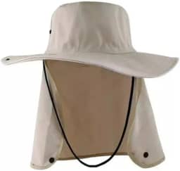 Chapéu Pescador Camping Australiano Proteção Nuca Pescoço Uv