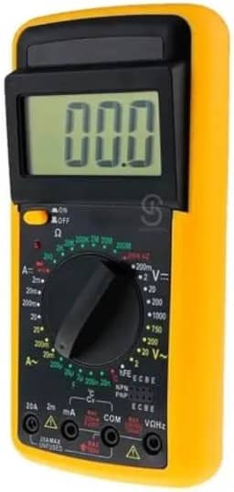 Multímetro Digital Le-971 Com Capacímetro Profissional Oficina Elétrica Eficiência E Praticidade Display Visor LCD Voltímetro Ohmímetro e Amperímetro