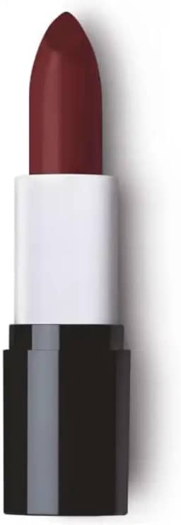 Batom Matte Aveludado, Vermelho Escuro, Acabamento Luxuoso, Base Cremosa