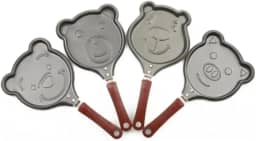 Frigideira com Formato de Bichinhos – 1 Cavidade – Antiaderente e Divertida – Ideal para Ovos e Panquecas Criativas