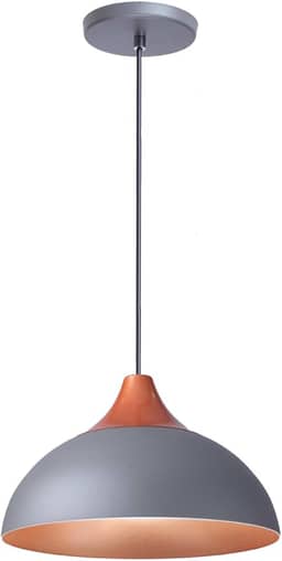 Pendente Lustre Luminária Panama Cinza