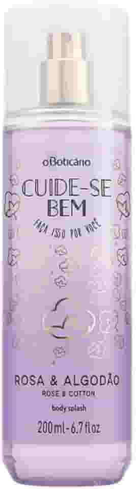 Body Splash Colônia Cuide-se Bem Rosa & Algodão 200ml O Boticário