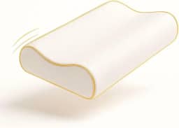 Travesseiro Ortopédico Cervical | Espuma Viscoelástica | Antialérgico, Ergonômico e Lavável | Alívio para Pescoço e Coluna | Espuma de Memória