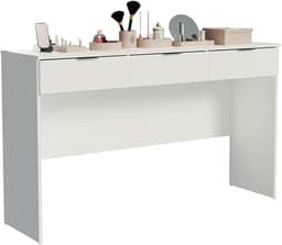 Penteadeira Madesa Camarim Carly com 3 Gavetas (Sem Painel)