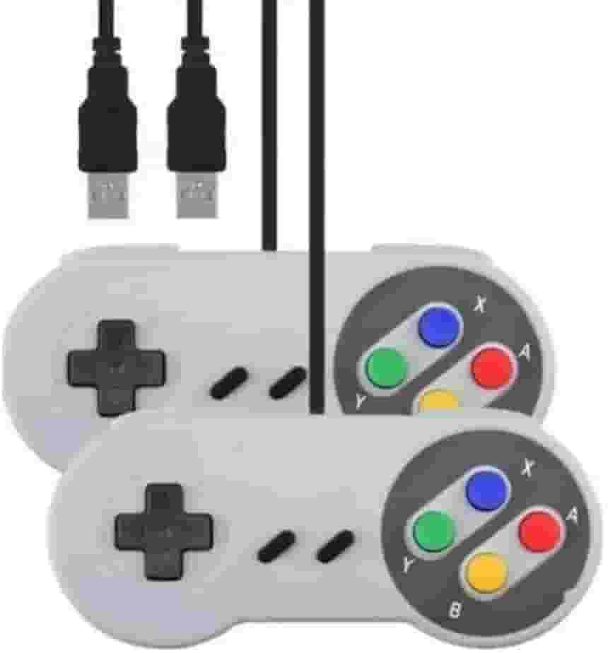 2 Controles Super Nintendo Snes Usb Para Pc Mac Linux Raspberry