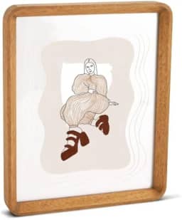 PORTA-RETRATOS EM MADEIRA - 15X20