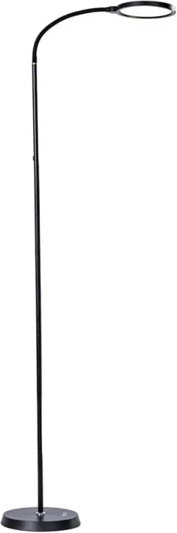 Luminaria de piso curva Abajur de chão articulado led piso 3 Cores de Luz e 10 Intensidades