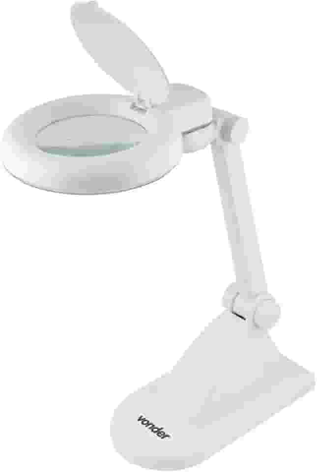 Lupa Articulada Com Led, Bivolt, Com Base Para Bancada, Vonder.