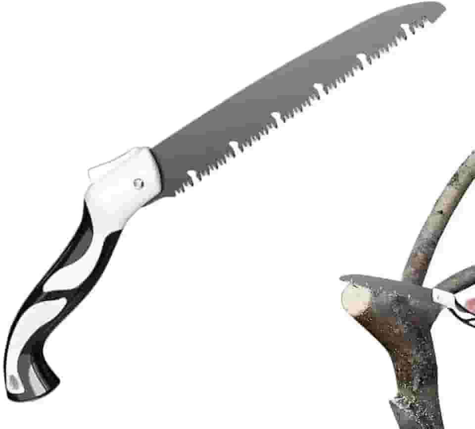 Serra Serrote Dobrável Poda Madeira Arvore Camping 60cm Aço