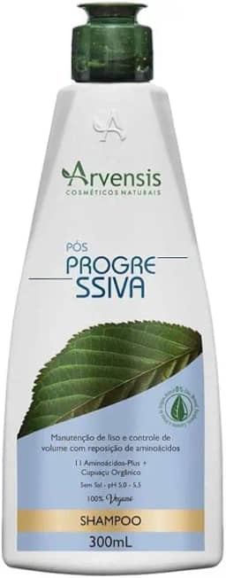 Arvensis – Shampoo Pós Progressiva 300ml | Prolonga o Liso, Limpeza Suave, Proteção, Fórmula Vegana, Uso Diário