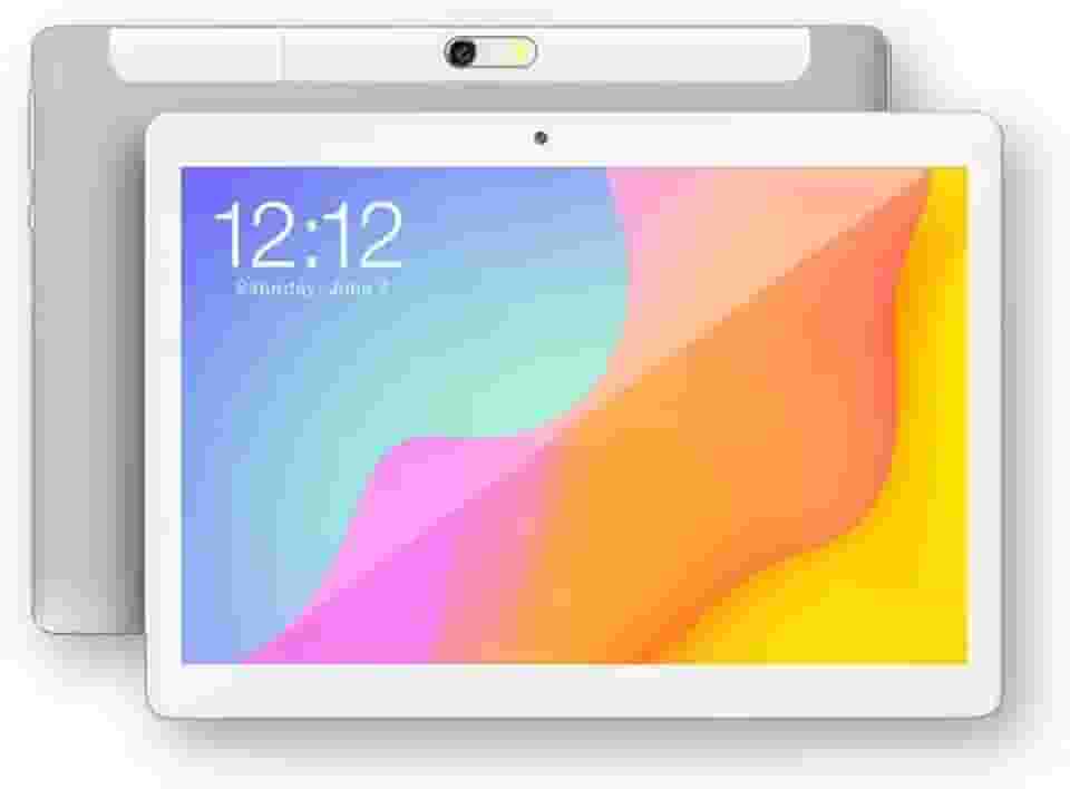 Tablet Android com compartimento para cartão SIM, tela HD WiFi Andorid 10,0 GMS, ROM 800 * 1280, câmera 500w, porta de carregamento tipo C - RAM 4 + 32 GB, bateria de 5000 mAh