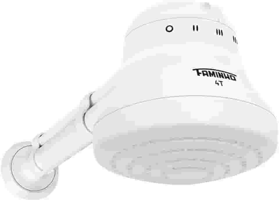 CHUVEIRO ELÉTRICO - DUCHA FAMINHO 4T BR 220V 6800W C/CANO 30CM - FAME