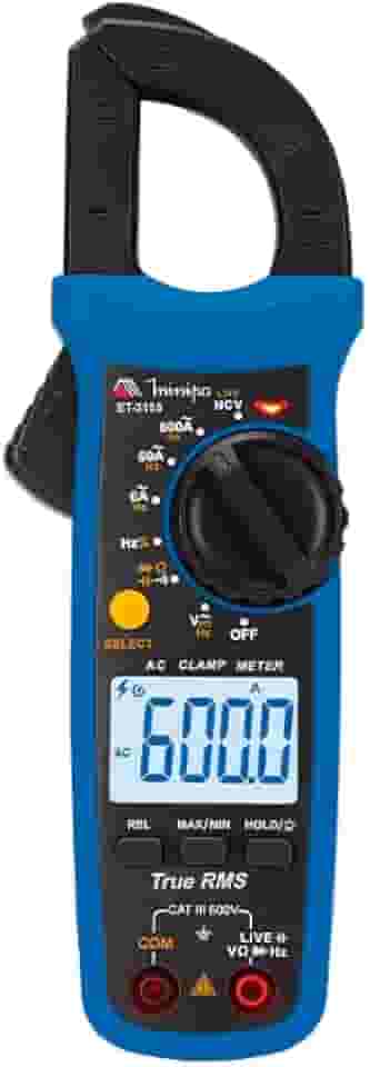 Alicate Amperimetro Digital CATIII 600V Funcao NCV Minipa ET-3155