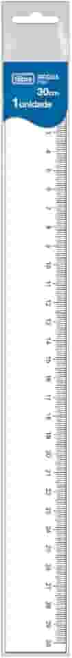 Régua em Poliestireno 30 cm Académie, Tilibra, 288772 - 1 un