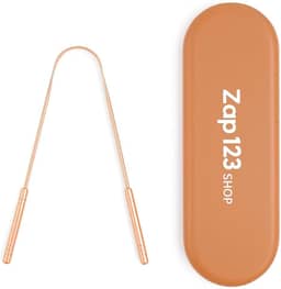 Raspador Limpador De Língua Com Estojo Inox