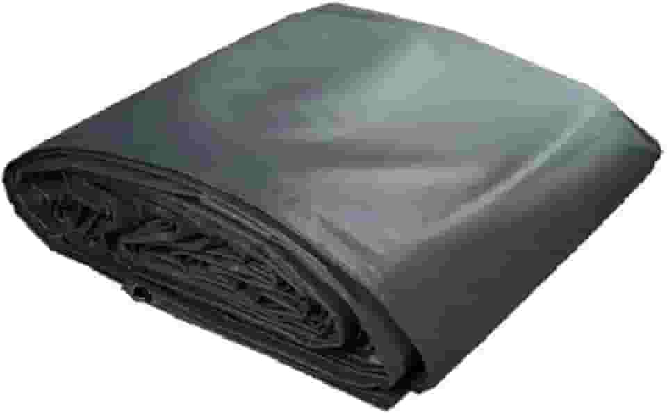 Lona PVC Emborrachada para Caminhão, Preta, Antichamas, 3x4 Metros, 500 Micras, Cobertura Vinil