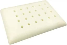 Travesseiro Infantil Ortopédico, Viscoelástico, Branco, 30x20x2.5cm, 100% Algodão, Anti-sufocante, Para Bebês 0-1 Ano