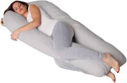 Travesseiro de corpo para gestantes (Cinza)