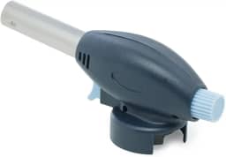 Maçarico Culinário Portátil de Aço Inox Azul 17cm x 6,5cm x 5cm - Lyor