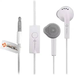 Fone De Ouvido Celular Branco Com Microfone e com bom grave 3.5 Mm