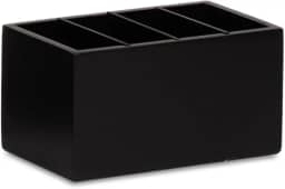 Porta Controle Remoto Sofá Madeira Mdf Tv Ar Decorativo Sala PRETO