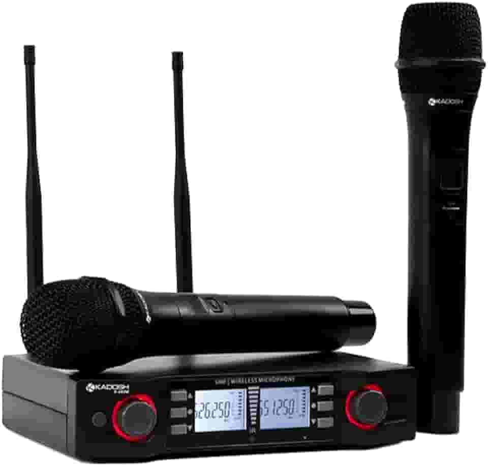 Microfone sem Fio de Mão Duplo Kadosh K492M