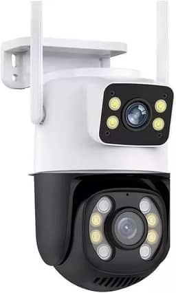 Câmera de Segurança Dupla Wi-fi Smart Angulo Duplo A28B 3mp Icsee